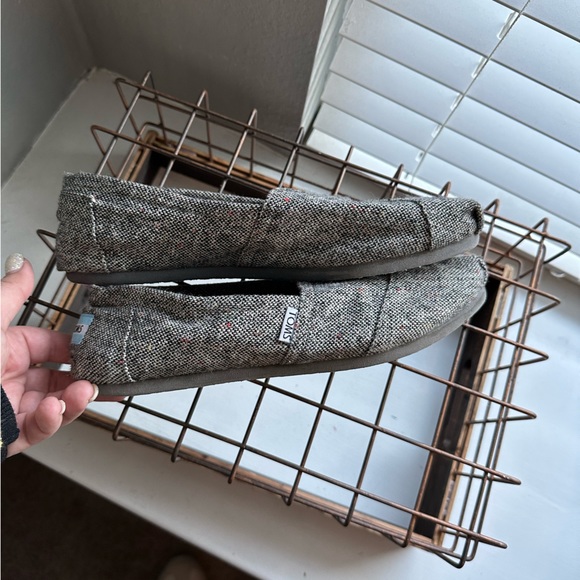 TOMS Alpargatas Gray Tweed w/Sparkle - Picture 9 of 9